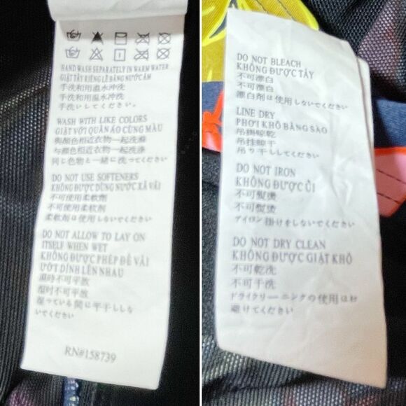 Seekers Australia Fuchsia Blooms Bella Tropical Print One Piece Swimsuit Size 10 - Picture 12 of 13